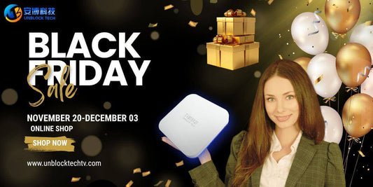 Black Friday 2025 hero — UBOX12 deals and early sale banner.