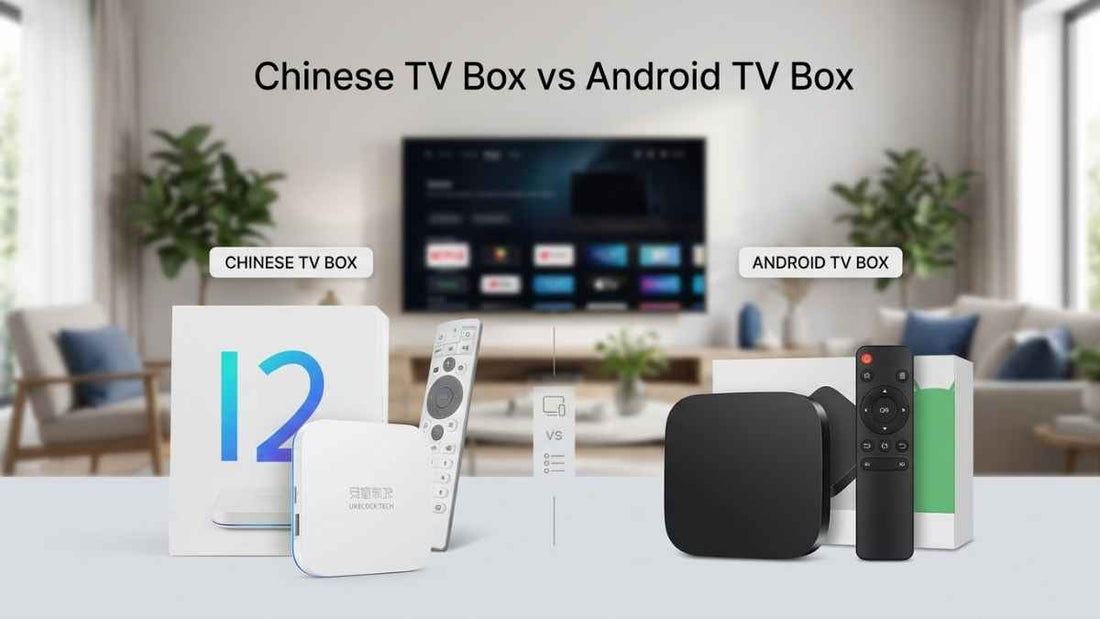 中國電視盒與 Android 電視盒比較：為美國現代家庭娛樂設置而設