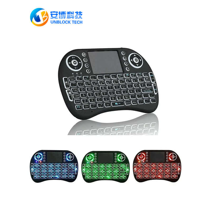 Mini i8 2.4GHz Backlit Wireless Keyboard with Touchpad Mouse — Perfect for Smart Android TV Boxes - TVBOX全球電視盒
