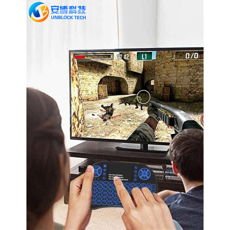 Mini i8 2.4GHz Backlit Wireless Keyboard with Touchpad Mouse — Perfect for Smart Android TV Boxes - TVBOX全球電視盒