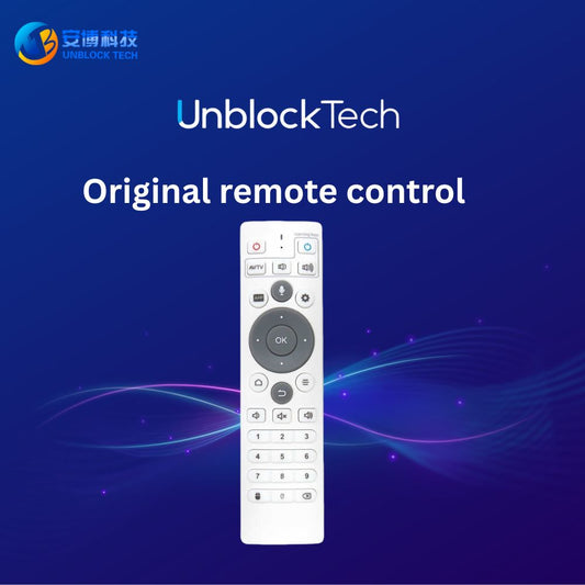 UNBLOCKTECH TV BOX Official Remote Control – Compatible with UBOX 8/9/10/11/12 