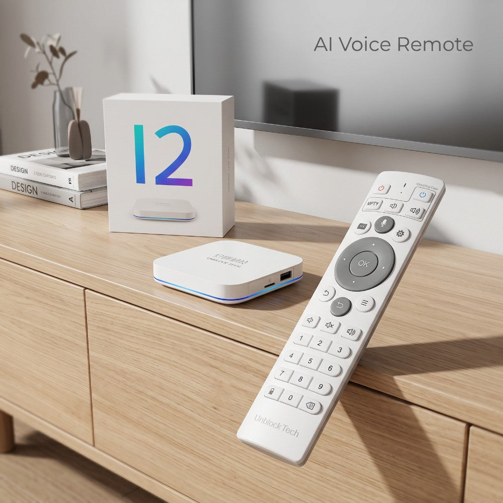 UnblockTech UBOX12 Pro AI voice remote feature image