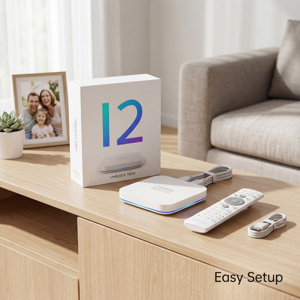 UnblockTech UBOX12 Pro easy setup feature image