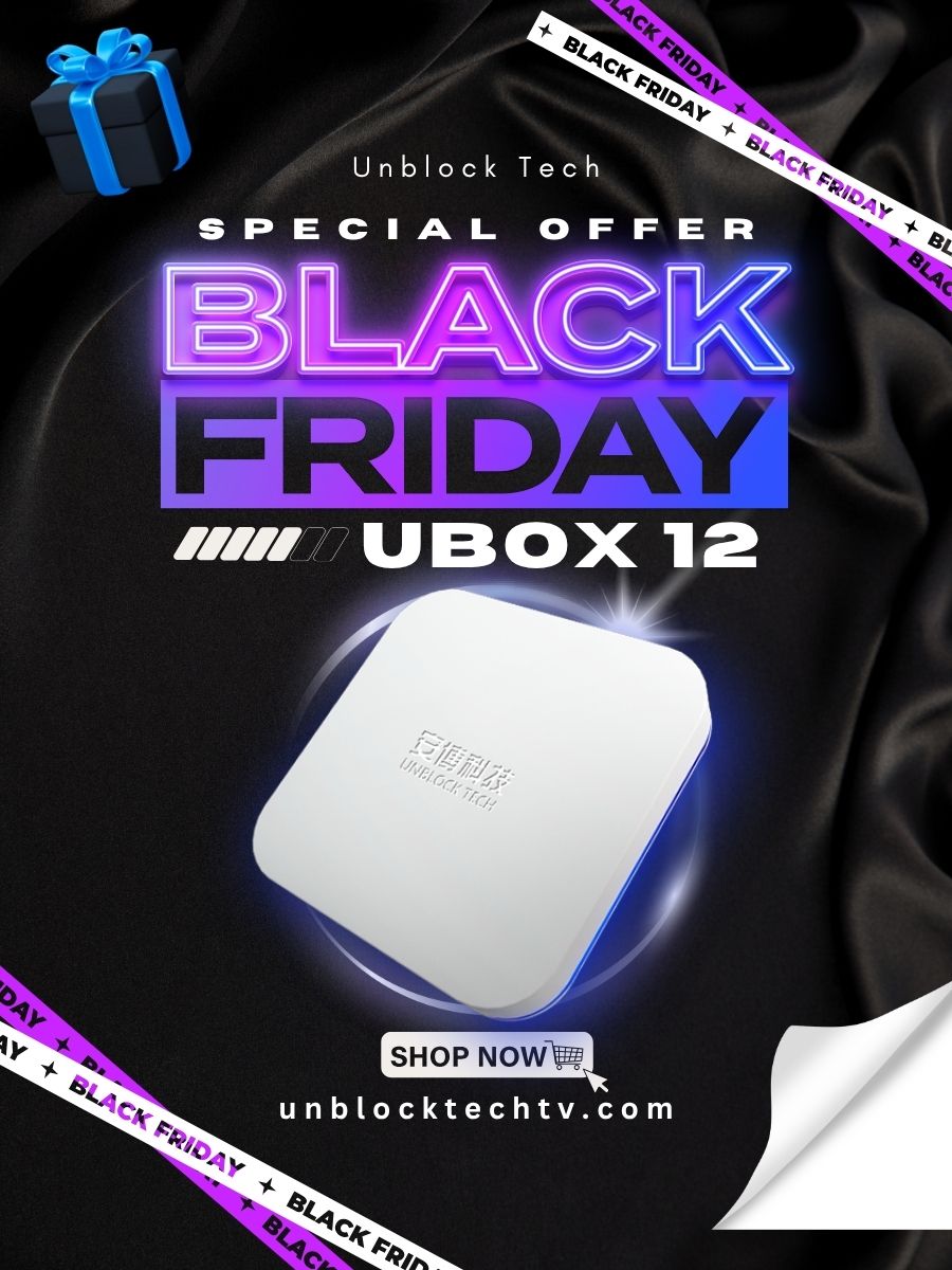 UnblockTech UBOX12 Black Friday $20 off coupon UB20